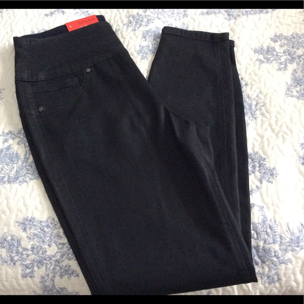 SPANX Denim Black Leggings Sz L